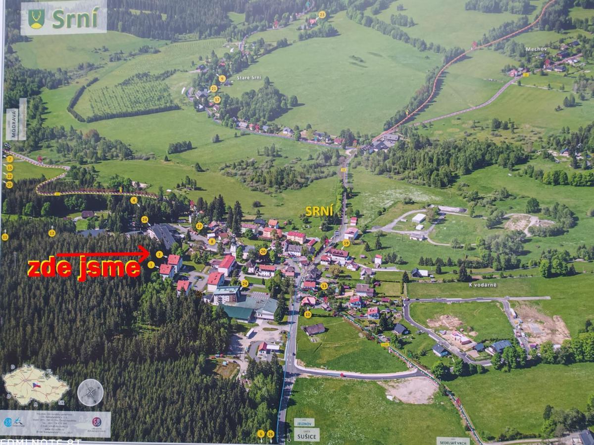 Apartman V Srní Dış mekan fotoğraf